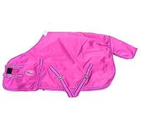 Cwell Equine New Mini Lightweight Turnout Shetland Rug Pony Rug Foal Rug No Fill Choice of Sizes & Colors (3 feet 3 inches, Pink)