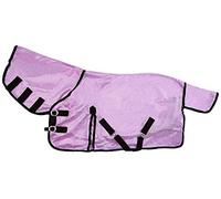 Cwell Equine NEW MINI/SHETLAND/PONY FLY RUG SOFT MESH ATTACHED NECK COVER PURPLE/LILLAC 3'6-4'9" (3'0")