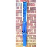 Cwell Equine Nylon Lunge Roller Adjustable Lunging Training Soft Fleece BLUE Full/Cob/Pony