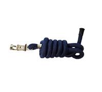 Cwell Equine Premiere Premium 2 meter panic hook Navy lead rope (NAVY)