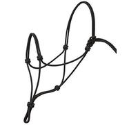 Cwell Equine Rope Halter/Headcollar Natural Horsemanship/Parelli ONE SIZE FITS F/C/P Choice of Colors (BLACK)