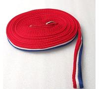 Cwell Equine Soft Cushion Horse Lunge Line Large Dog Training Lead 8 meter RED/WHITE/BLUE