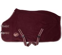 Cwell Equine TRAVEL FLEECE RUG/Cooler Standard Neck BURGUNDY Choice of Sizes (4'6")