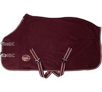 Cwell Equine TRAVEL FLEECE RUG/Cooler Standard Neck BURGUNDY Choice of Sizes (6'0")