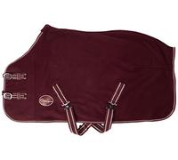 Cwell Equine TRAVEL FLEECE RUG/Cooler Standard Neck BURGUNDY Choice of Sizes (6'9")