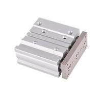 CWHHTVBI MGPL16 Stroke 10-125 Compact Pneumatic Air Cylinder with Guide Rod MGPL16-10 MGPL16-20 MGPL16-40 MGPL16-125 Ball Bushing Bearing(MGPL16-80)