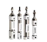 CWHHTVBI Mini Small CDJ2B CDJ2D Type Double Acting Pneumatic Air Cylinder Single Rod 10mm 16mm Bore 20mm 25mm 30mm 150mm Stroke CDJ2B16 (Stroke 60mm,CDJ2D16)