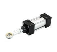 CWHHTVBI SC63X350 Bore 63mm Stroke 350mm Pneumatic Cylinder Force Double Action Aluminium Cylinders Piston(F-M16X150 U,SC63X350-S)