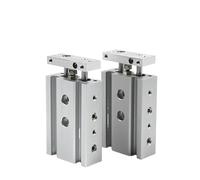 CWHHTVBI SMC Type CXSM Dual Rod Cylinder Pneumatic Cylinder CXSM6 CXSM10 CXSM15 CXSM20 CXSM25 CXSM32 Double Axis Dual Rod Cylinder 1pcs(Store 45mm,CXSM6 Bore 6mm)