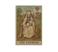 CWLLOG Canvas Prints Wall Art Posters Mysterious Illustration The Empress Tarot Card Modern Living Room And Bedroom Artwork Decor 24x36inch(60x90cm)
