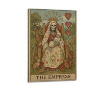 CWLLOG Canvas Prints Wall Art Posters Mysterious Illustration The Empress Tarot Card Modern Living Room And Bedroom Artwork Decor 16x24inch(40x60cm)