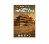 CWLLOG Canvas Prints Wall Art Posters Travel Beijing Forbidden City Unframe-style Modern Living Room And Bedroom Decor 24x36inch(60x90cm)