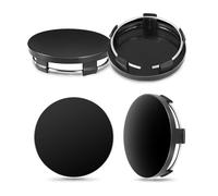 CWMBM 4 Pcs Wheel Hub Covers for Audi A5 Coupe (8T3) 2015-2016 60MM,Hub Centre Caps Wheel Hub Caps Tyre Center Hub Cover Wheel Centre Cap Car Accessories