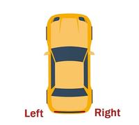 CWMBM Rear Tail Light for BMW F06 F12 F13 6 Series M6 640i 650i 640d 2011-2018, Car Rear Tail Light Rear Tail Light Lamps Lens Cover Rear Tail Light Assembly,B-lack-Right