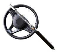 CWMFLI Car Steering Wheel Lock for Peugeot 2008 e-2008 / Restyling 2019-2023 2024, Vehicle Anti-theft Lock, Adjustable Steering Wheel Lock Car Accessories,Bla-ck