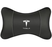 CWMLB 2 Pieces Car Headrest Pillow for Tesla Model 3 2023-, Car Neck Support Pillow for Driving Neck Pillow Suitable for Ergonomic Design,Black