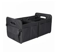 CWMMS Car Boot Organiser for Vauxhall Crossland X/Facelift 2017-2024, Foldable Multi-compartment Non-slip and Durable Car Trunk Organizer Bag Auto Accessories,Bla-ck