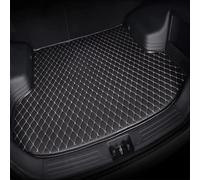 CWMMS Car Trunk Mats for Hyundai TUCSON NX4 Petrol/Petrol N Line 2021-2025, Anti-Scratch Non-Slip Durable Leather Boot Liner Mats Protector Pad Accessories,Black-Beige