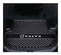 CWMMS Car Trunk Mats for Volvo XC-40 2020-2024, Anti-Scratch Non-Slip Durable Leather Boot Liner Mats Protector Pad Accessories,Black