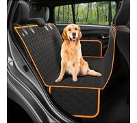 CWMQA Car Seat Pet Protection Pad for Smart 451 Fortwo 2. Gen 2007 2008 2009 2010 2011 2012 2013 2014 2015,PU Leather luxury Foldable Waterproof Non-Slip Durable Travel Gear Accessories,A/Orange