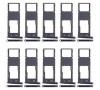CWONCONGOIN Cell Phone Replacement Accessories for Motorola Moto G6 Plus 10pcs SIM + Micro SD Card Tray (Black)