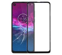 CWONCONGOIN Cell Phone Replacement Accessories Front Screen Outer Glass Lens for Motorola Moto P50/One Vision/One Action/XT1970-1/XT2013-1/XT2013-2 (Black)
