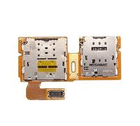 CWONCONGOIN for Galaxy Tab S2 9.7 / T815 SIM & Micro SD Card Reader Contact Flex Cable Cell Phone Replacement Accessories