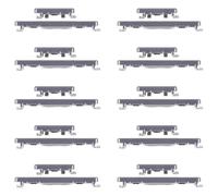 CWONCONGOIN for Honor Magic6 Pro 10pairs Power Button and Volume Control Button (Black) Repair Part