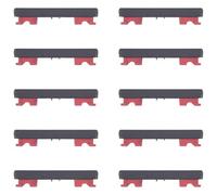 CWONCONGOIN for Honor X30 10pcs Volume Control Button (Black) Repair Part