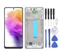 CWONCONGOIN Mobile Phone Replacement Accessories for galaxy A73 5G SM-A736B OLED LCD Screen Digitizer Full Assembly with Frame Repair Part