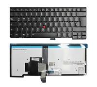 CWONCONGOIN PC Laptop Replacement Parts German Version White Back Backlight Laptop Keyboard Accessories