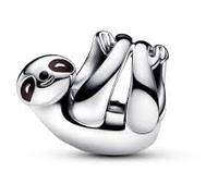 CWOne Designs Sterling Silver Charm For Pandora Charm Bracelet - Authentic S925 Sterling Silver Pendants for Charm Bracelets with Gift Pouch (Hanging Sloth)