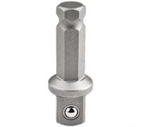 CWOQOCW 1/2 Inch Hex To Square Quick Release Adapter Rod, Self-Locking Metal Connecting Rod For High Torque Applications, Drive Shaft Converter For Automotive Maintenance And Power