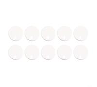 CWOQOCW 10 Pieces Toilet Seat Hinge Covers 50Mm 60Mm 65Mm Waterproof Anti-Rust Decorative Cap For Bathroom Fixtures Plastic White (50mm)