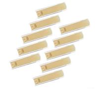 CWOQOCW 10PCS Alto Saxophone Reeds,Full Size Strength 1.0 1.5 2.0 2.5 3.0 3.5, for WOODWIND Alto Eb Saxophone Reeds(Strength2)