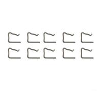 CWOQOCW 10Pcs Injector Clips, Automotive Leak Off Pipe Clips For Ford for JAGUAR for Land Rover for NISSAN Seat 1982A4 7701477442 4S7Q9F524AB S-Type Discovery for Range Rover Sport Qashqai