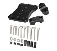 CWOQOCW 12mm Motorcycle for gps Mount Holder for Handlebar - Adjustable Sat Nav Bracket Metal Vibration Dampened for Quick Lock Black 4.8cm