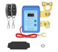 CWOQOCW 12V 240A Remote Battery Disconnect Switch with for SMART Low Voltage Cutoff for Car Boat RV Truck Motorcycle Anti-Theft Power Off