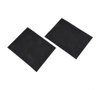 CWOQOCW 2 Pcs Carbon Activated Filter Precut For Pre Filter, Purifier Filter Replacement Fit For Easy Installation Advanced Filters, Range Hoods Furnace Sponge Filter(Black)