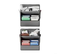 CWOQOCW 2 Pcs Door Shoe Rack Door Mount Shoe Storage Rack With Deep Pockets Oxford Material For RV Camper Travel For Narrow Space Saving Closet Organizers(Gray)