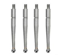 CWOQOCW 2Mm Carbide Ball Contact Points For Dial Test Indicator, for M16 Thread Gauge Tips Compatible With 513-474 513-454 513-117 513-517E 513-204N, 4-Pack
