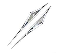 CWOQOCW 2Pcs Metal Fender Side Wing Door Emblem Stickers Auto Badge Sticker For Car Exterior Trim Decoration (C)
