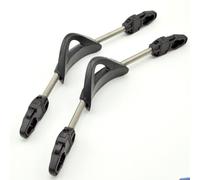 CWOQOCW 2Pcs Stainless Steel Spring Fin Straps, Scuba Diving Non-slip Fin Straps For Most Fins(M black)