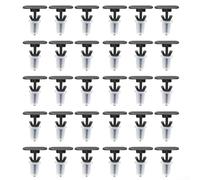 CWOQOCW 30 Pack Black Rubber Door Seal Clips for T1-T5, Seat, Alhambra, Mk3, OEM 1H0837719
