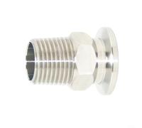 CWOQOCW 304 Stainless Steel for KF Vacuum Flange Adapter for KF16 to 38 BSPT Male Thread, Precision Machined Leak-Tight Fitting for Industrial and Laboratory Systems(16× 1/2＂)