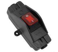 CWOQOCW 30A 220V IP65 Waterproof On/Off Inline Cord Switch, Two-pole On/off Power Cord Switch With Indicator, For Families And Large Companies, Black