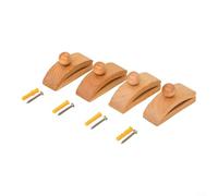 CWOQOCW 4 Pack Tapestry Hangers Wooden Quilt Hanger Wall Display Clips Decorative Blanket Holder Storage Organizer For Tapestry Display 8X4.5x3cm With Screws(Wooden clips)