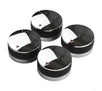 CWOQOCW 4pcs Cooker/Oven/Grill Control Knobs and Adaptors Replacement for BBQ Gas Grills (58mm)