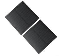 CWOQOCW 5V 11W Solar Charging Panel Monocrystalline Silicon for Small Electronics Garden Lights Portable Use Black 2 Pieces