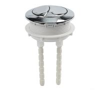 CWOQOCW 60Mm Dual Flush Toilet Button Replacement In ABS, Easy Install Push Button Flush Repair For Bathroom Water Tanks With Adjustable Stem Length